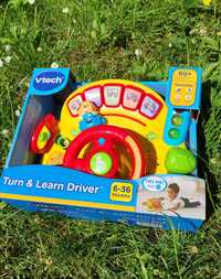 Інтерактивна іграшка VTech Turn and Learn Driver Музичне кермо руль 6м