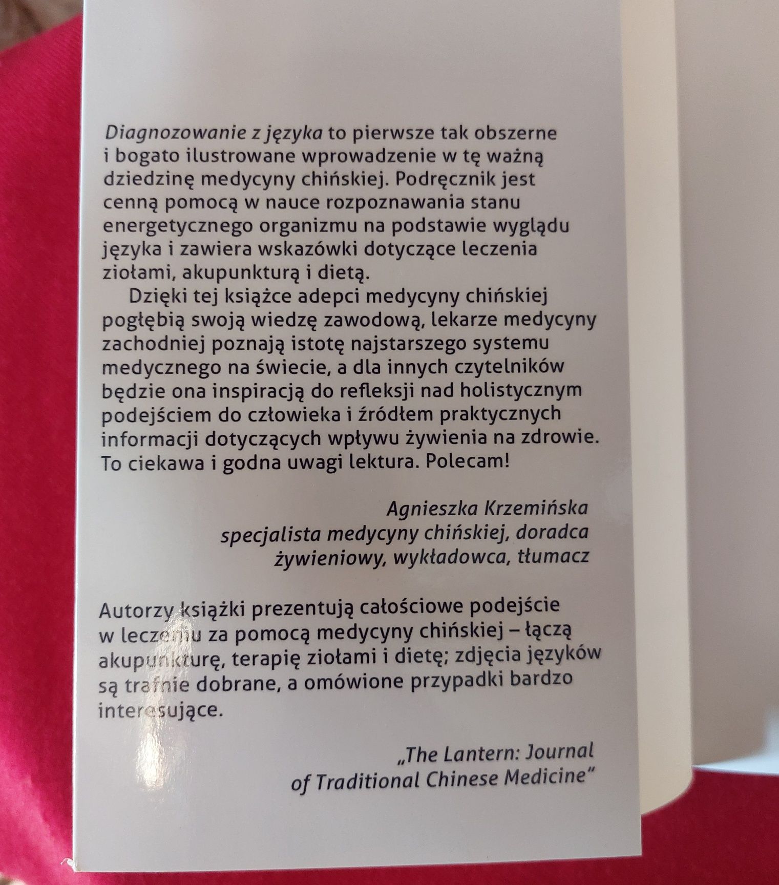 Diagnozowanie z języka. Medycyna chińska.