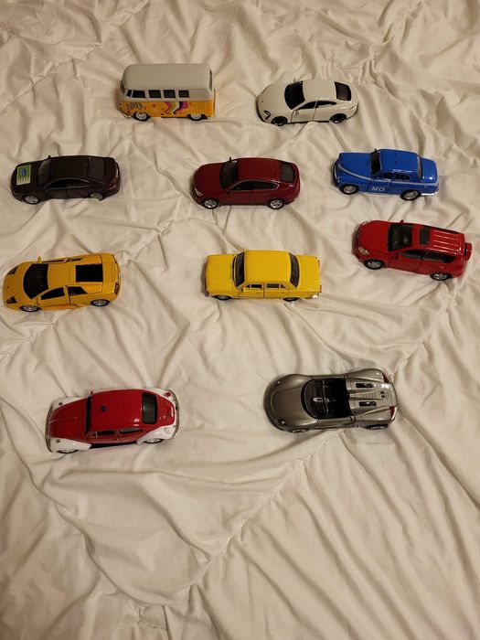 Samochody,  resoraki Welly, 10 szt