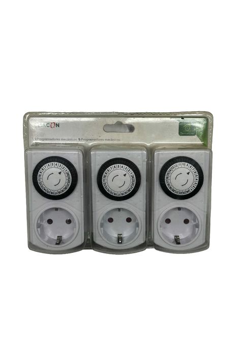 3 Temporizadores mecânicos analógicos NOVO