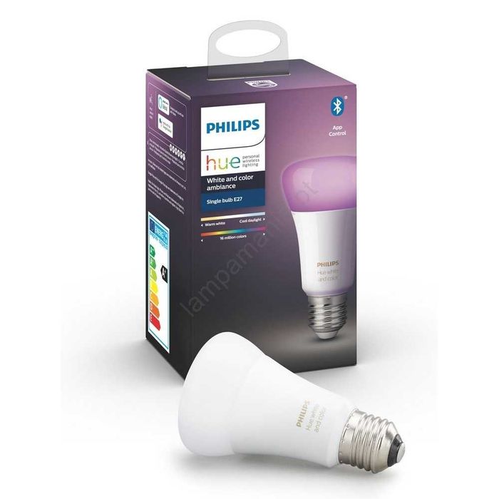Lâmpada Philips HUE White & Color E27 A60