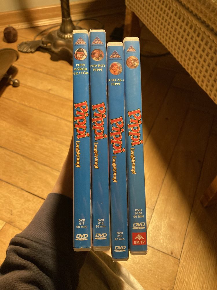 Plyta DVD pippi Langstrumpf Pippi Ponczoszanka ucieczka pippi film