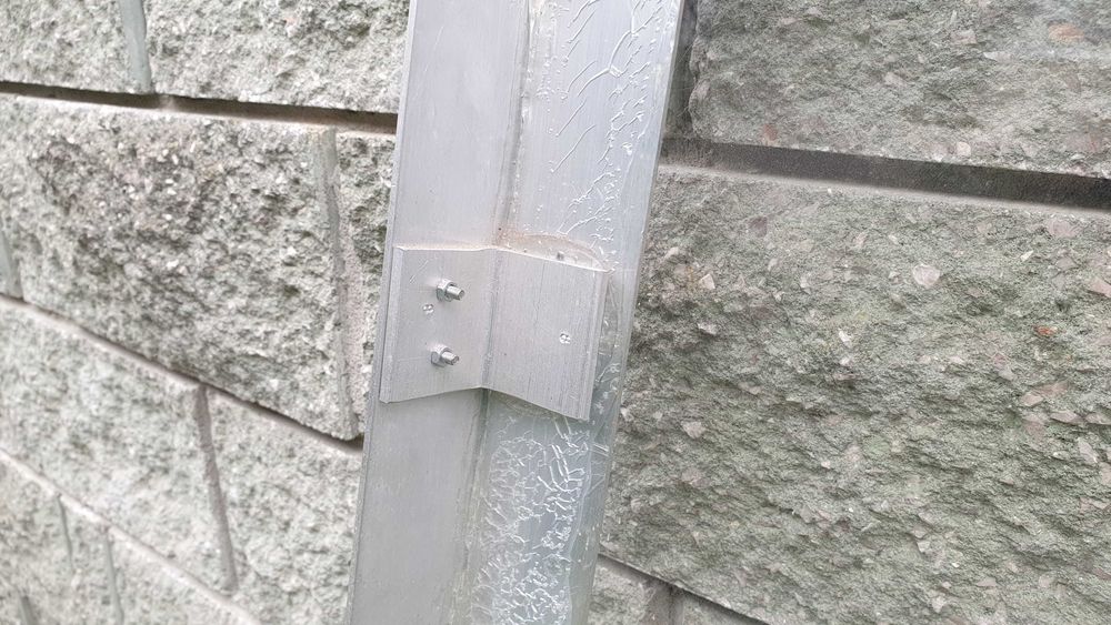 rama aluminowa 112cm x 112cm x 6cm ze szkłem solarnym 3mm