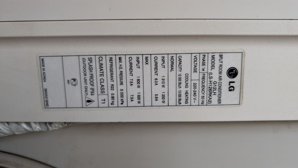 Кондиціонер LG G12LH
