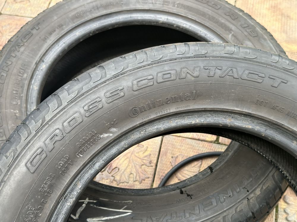 Літні шини 235/60/18 Continental Cross Contact резина лето