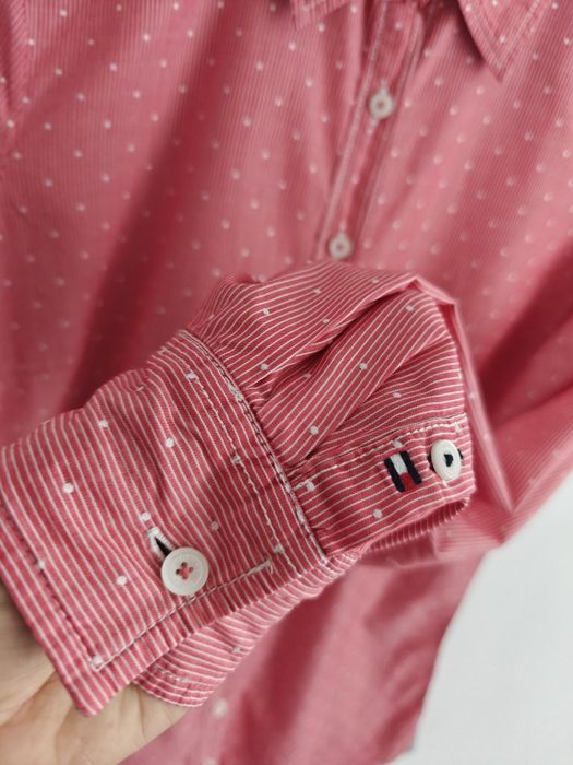 Tommy Hilfiger koszula damska długi rękaw logowana M