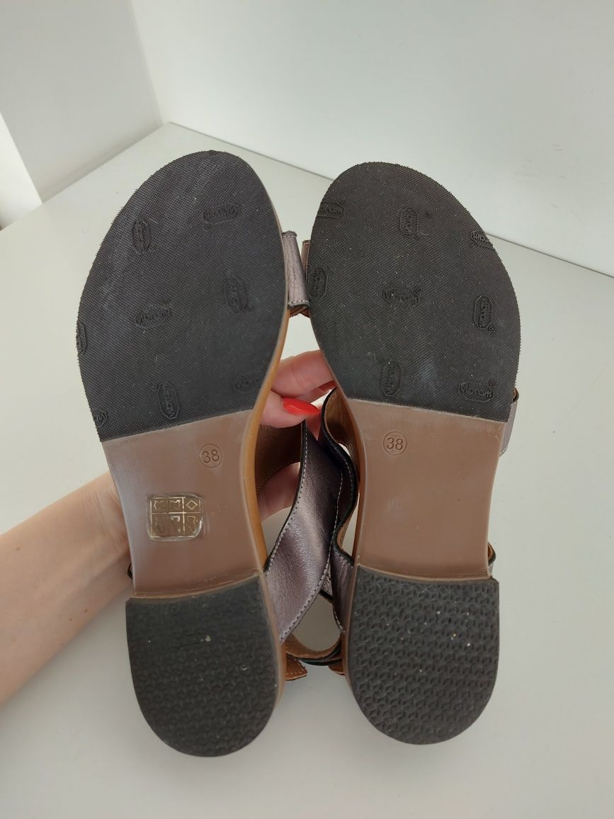 Buty sandały skórzane Venezia w rozmiarze 38