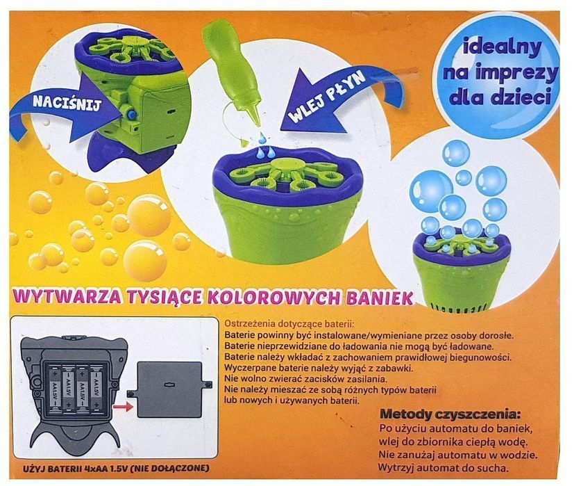 multibańki generator do robienia baniek maszyna