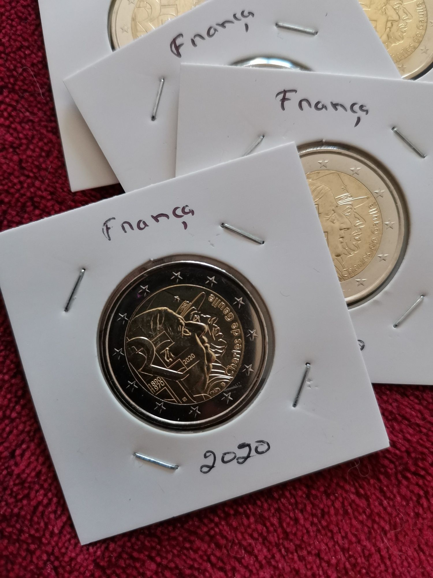 Moeda UNC comemorativa de 2€ - França 2020