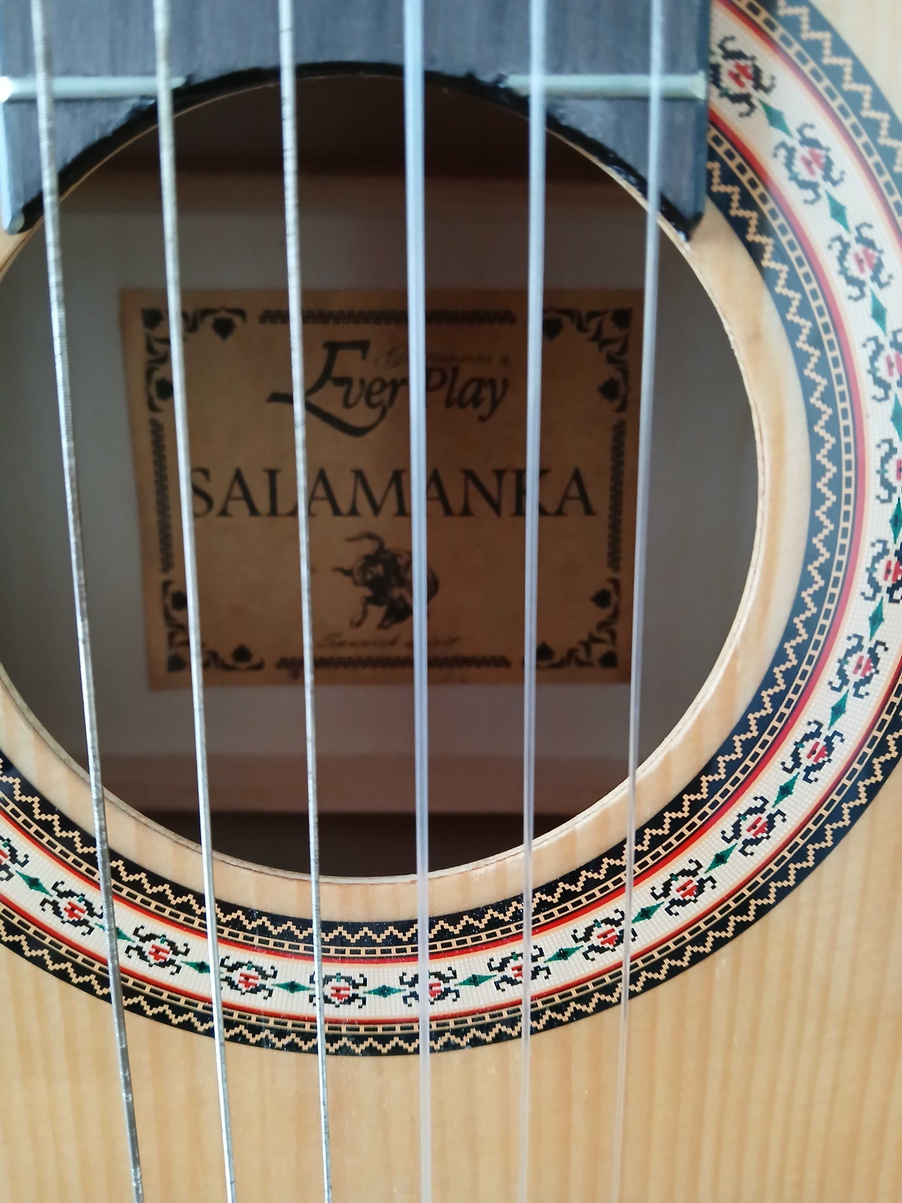 Gitara klasyczna, jak nowa, pokrowiec