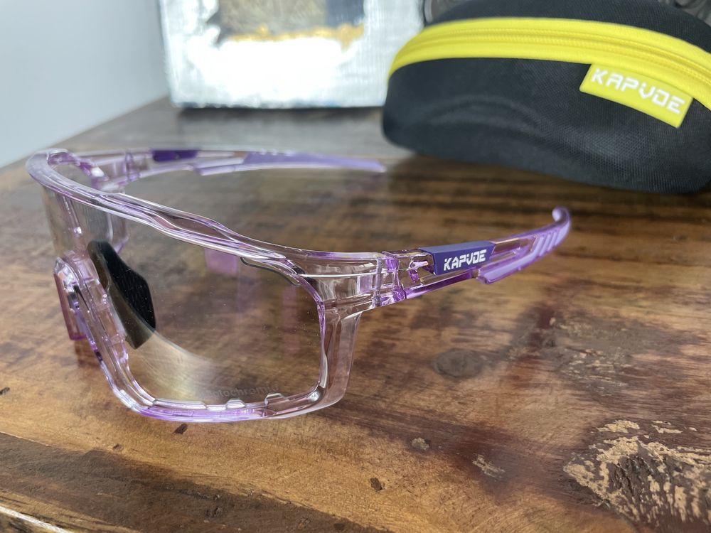 Nowe fioletowe okulary przeciwsłoneczne z polaryzacją fotochromowe