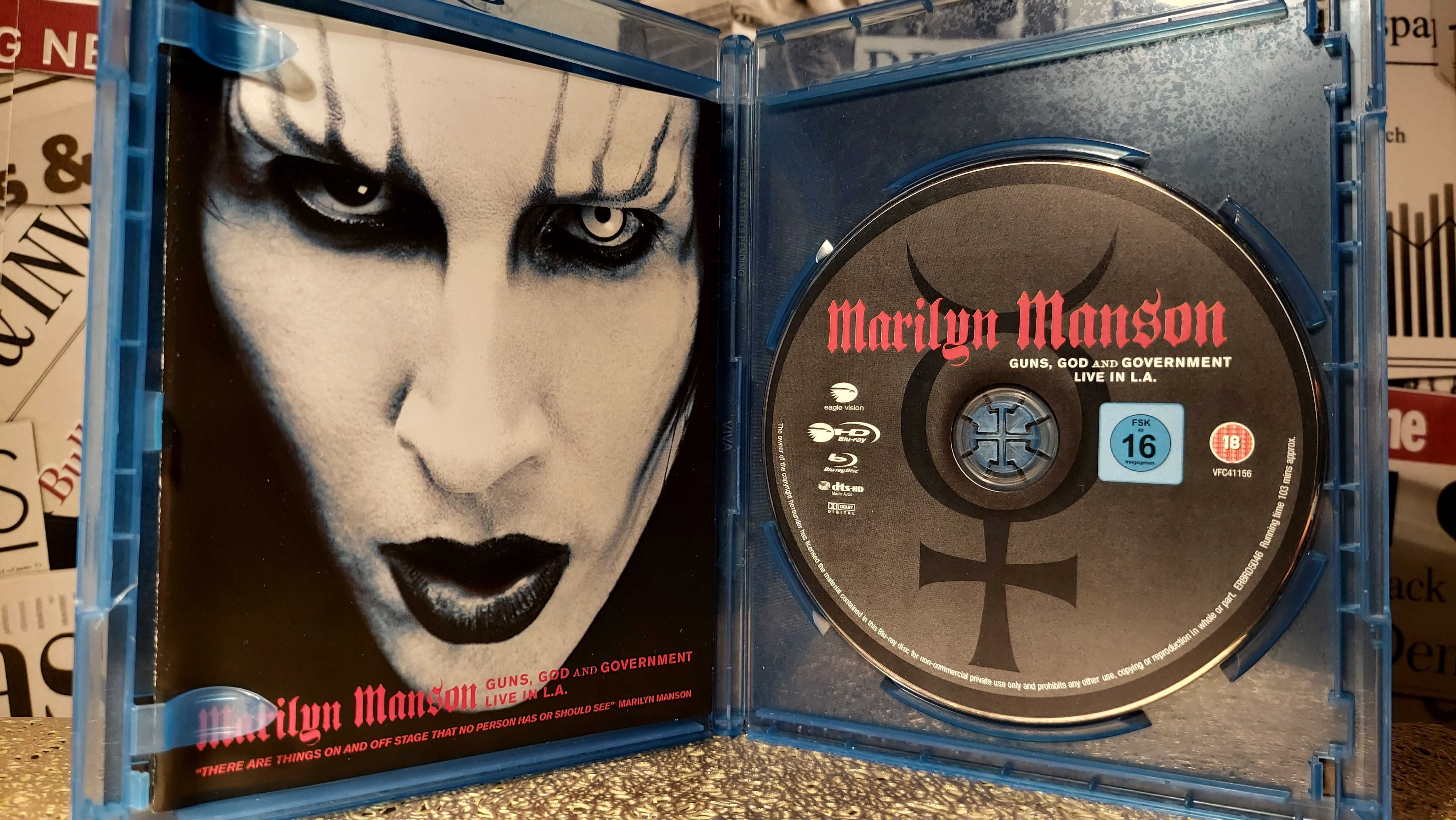 Marilyn Manson - Guns, God & Government Live Koncert na Blu-ray