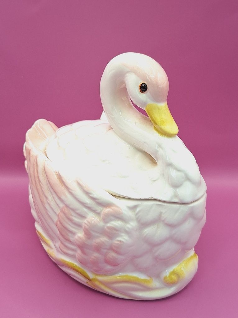 Pojemnik figurka porcelanowa Kaczka Japonia