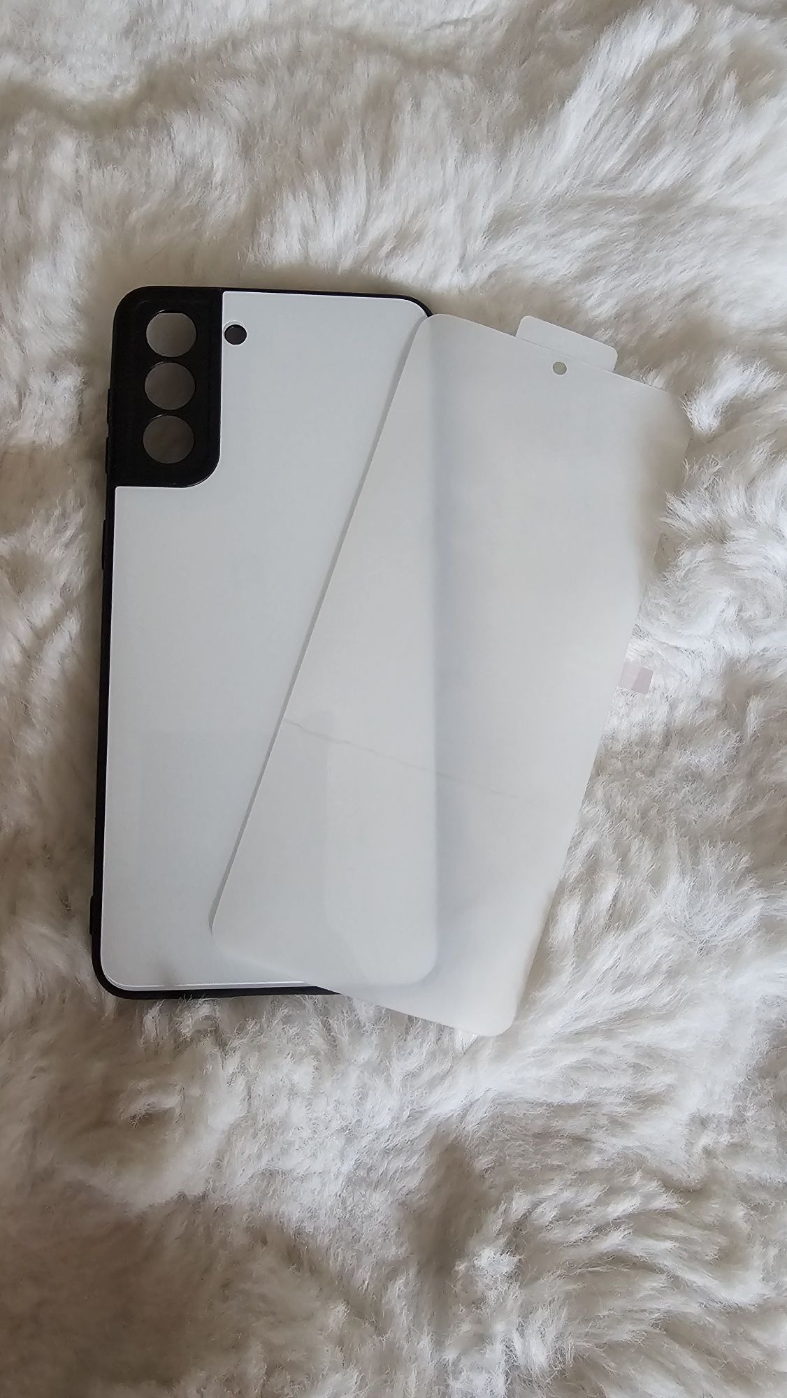 Samsung S21+ . Etui plus 2 folie hydrożelowe