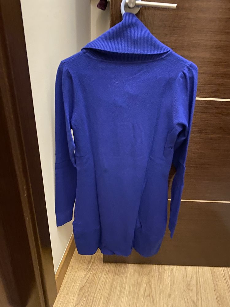 Vestido/ camisola de malha azul