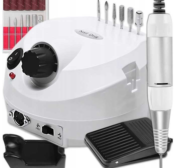 NOWA Frezarka 65W do paznokci z zestawem frezów Manicure Pedicure
