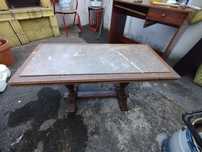 Mesa de Centro com pedra mármore