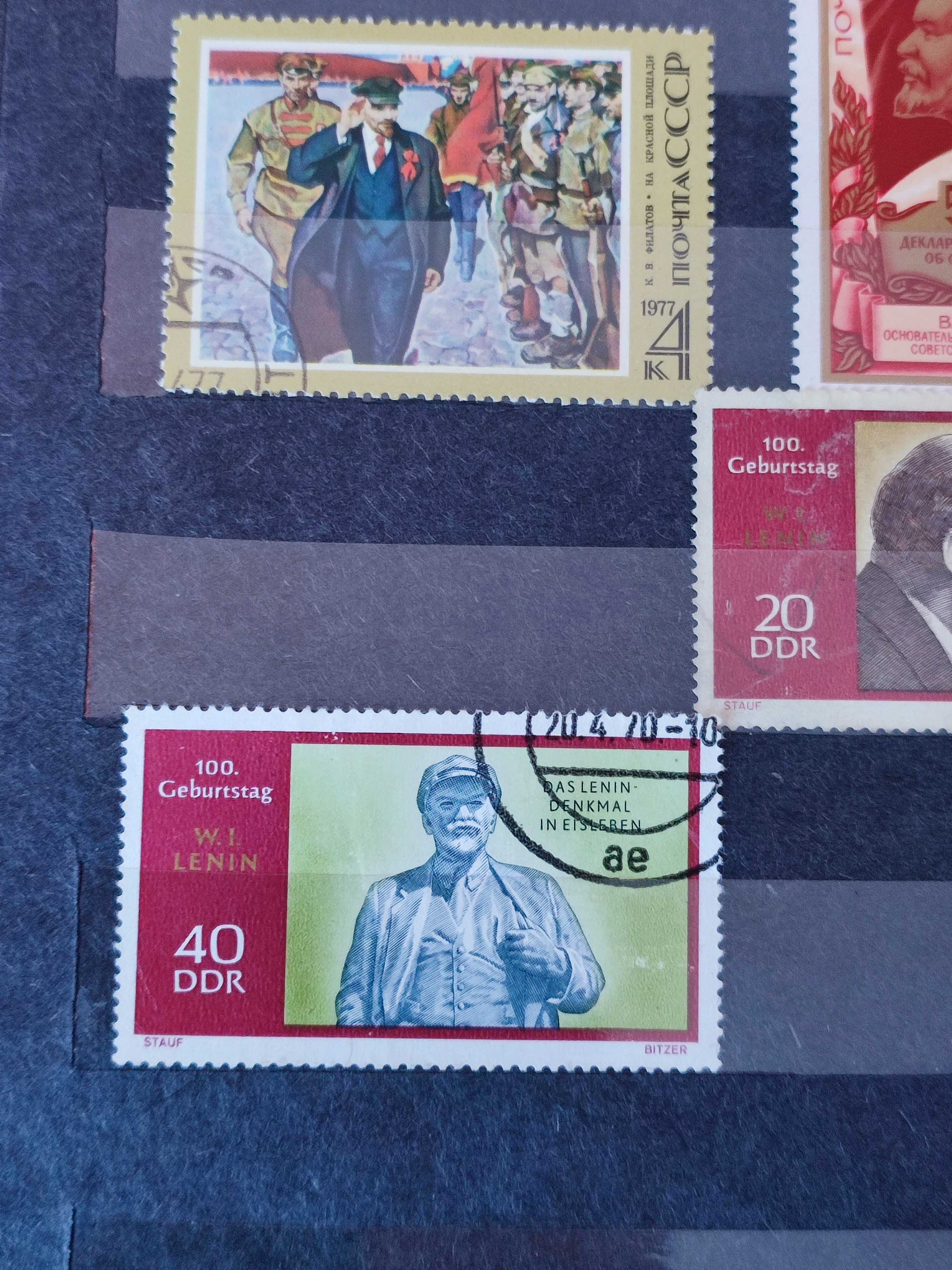 Znaczki pocztowe Lenin