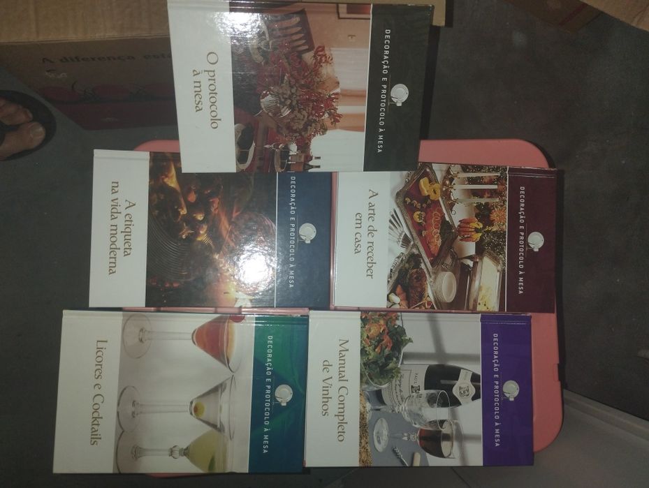 Conjunto de 5 livros capa dura