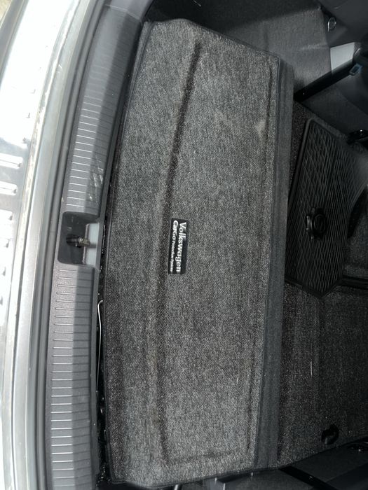 Пол багажника с ковриком черный под 3 ряда vw tiguan 2 2018 allspace