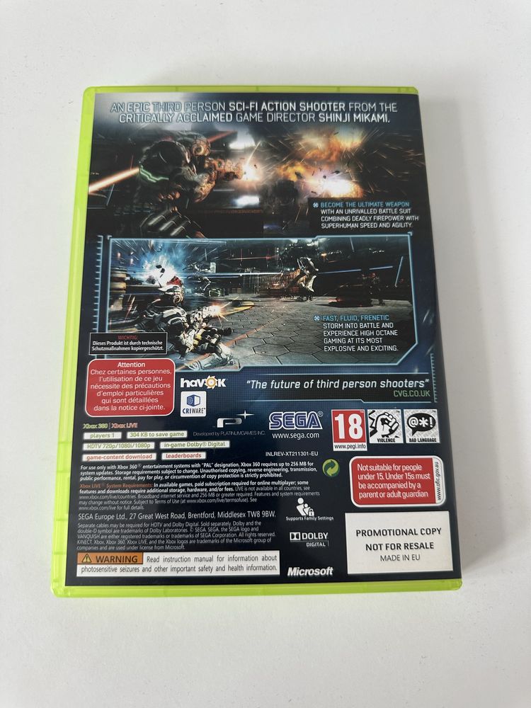 Gra Vanquish Xbox 360 Xbox One Tanio!