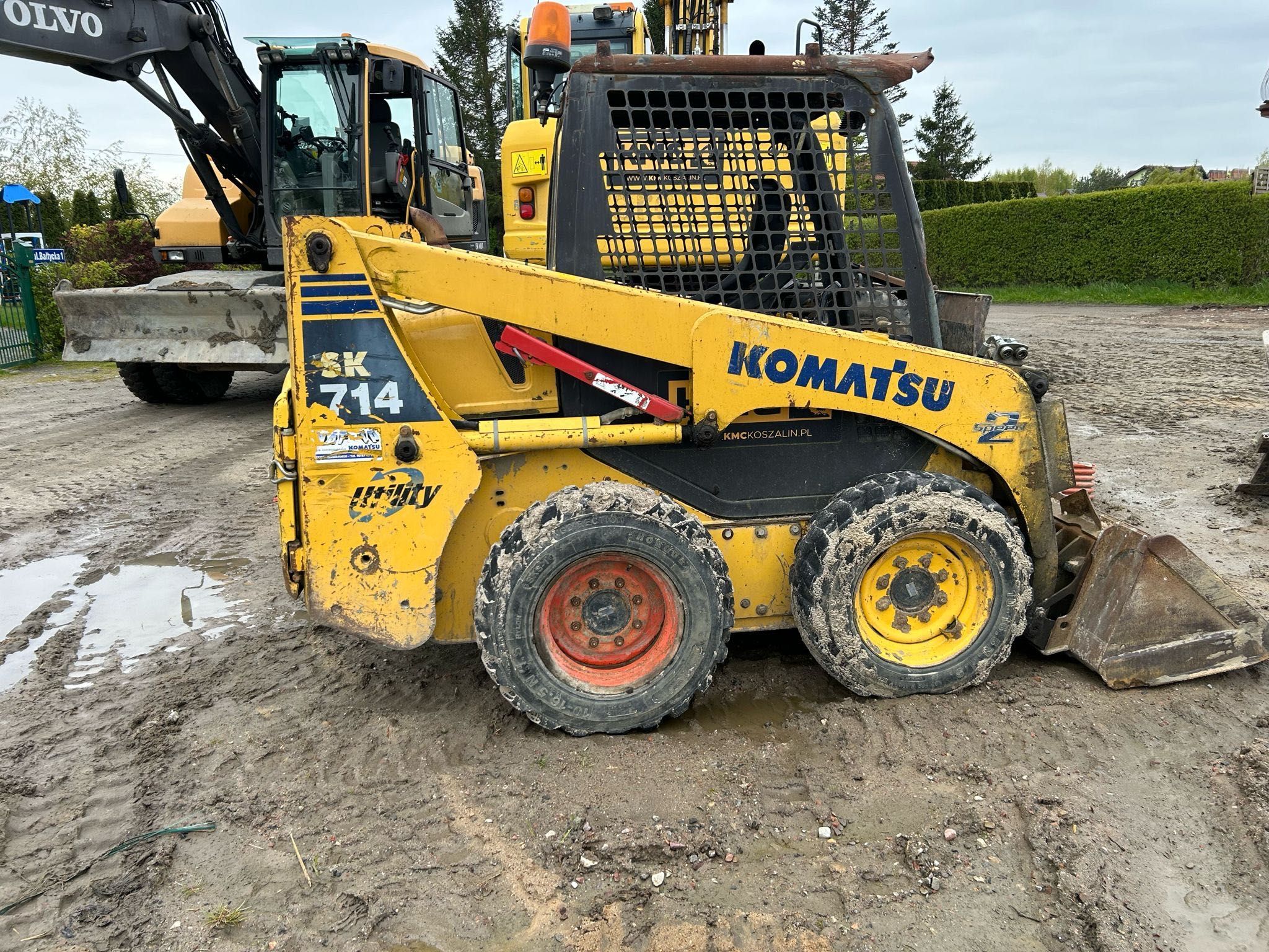 Komatsu SK-714 miniładowarka, bobcat