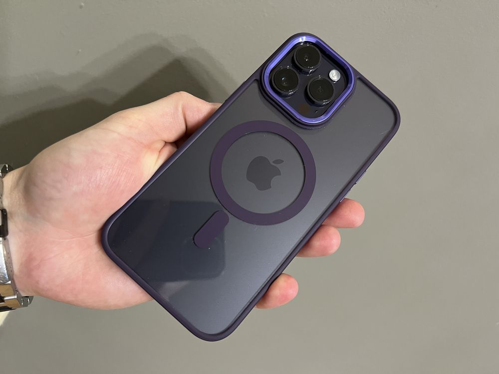 Чехол IPhone 14 Pro Max deep purple MagSafe, 12 pro max,13 pro, 14 pro