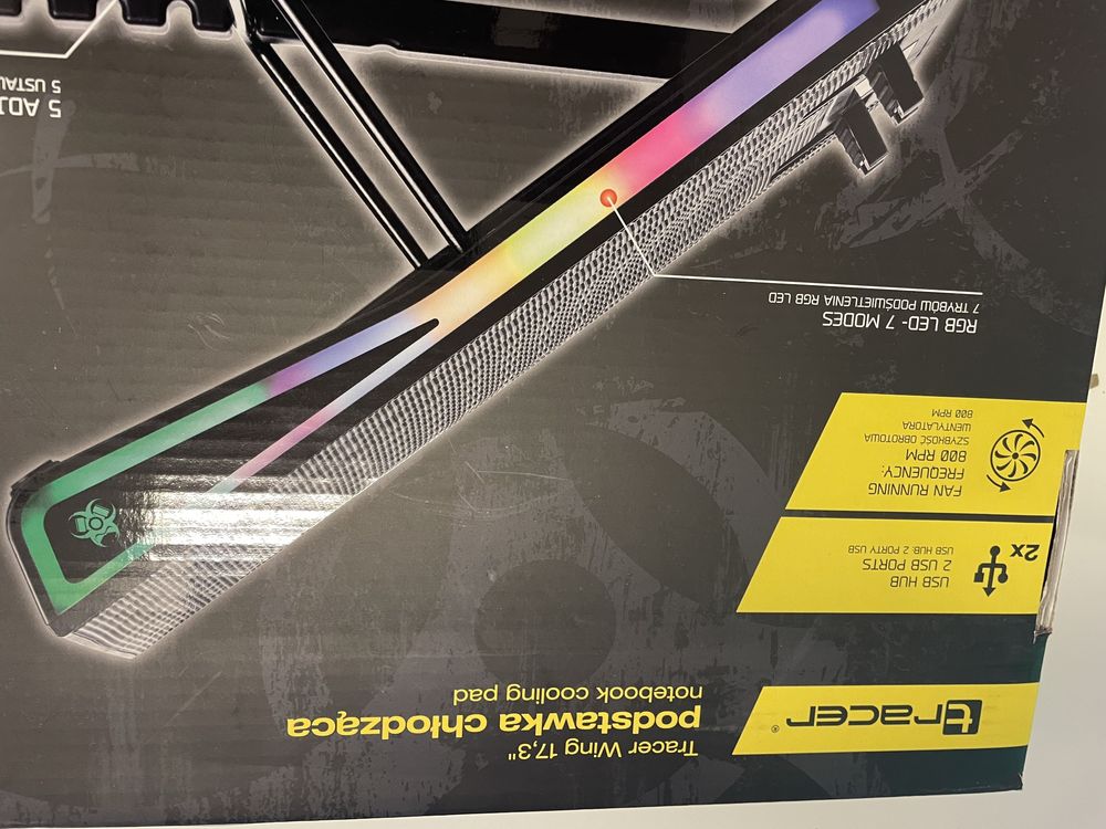 Podstawka chłodząca pod laptopa 17”