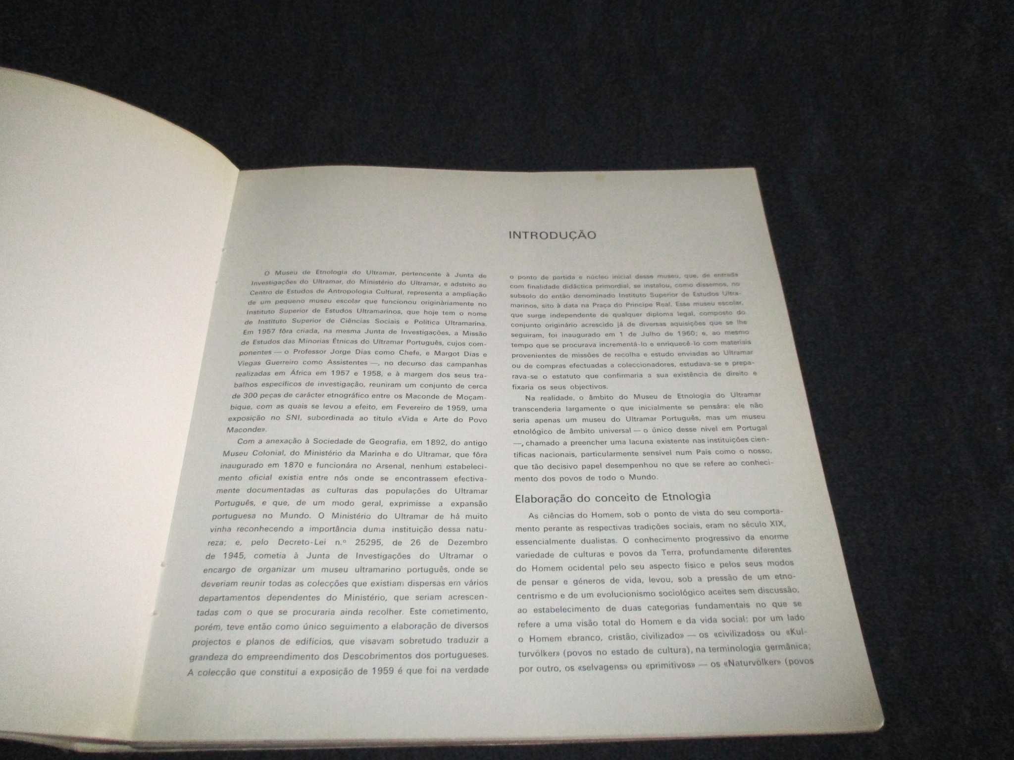 Livro Povos e Culturas Museu de Etnologia do Ultramar 1972