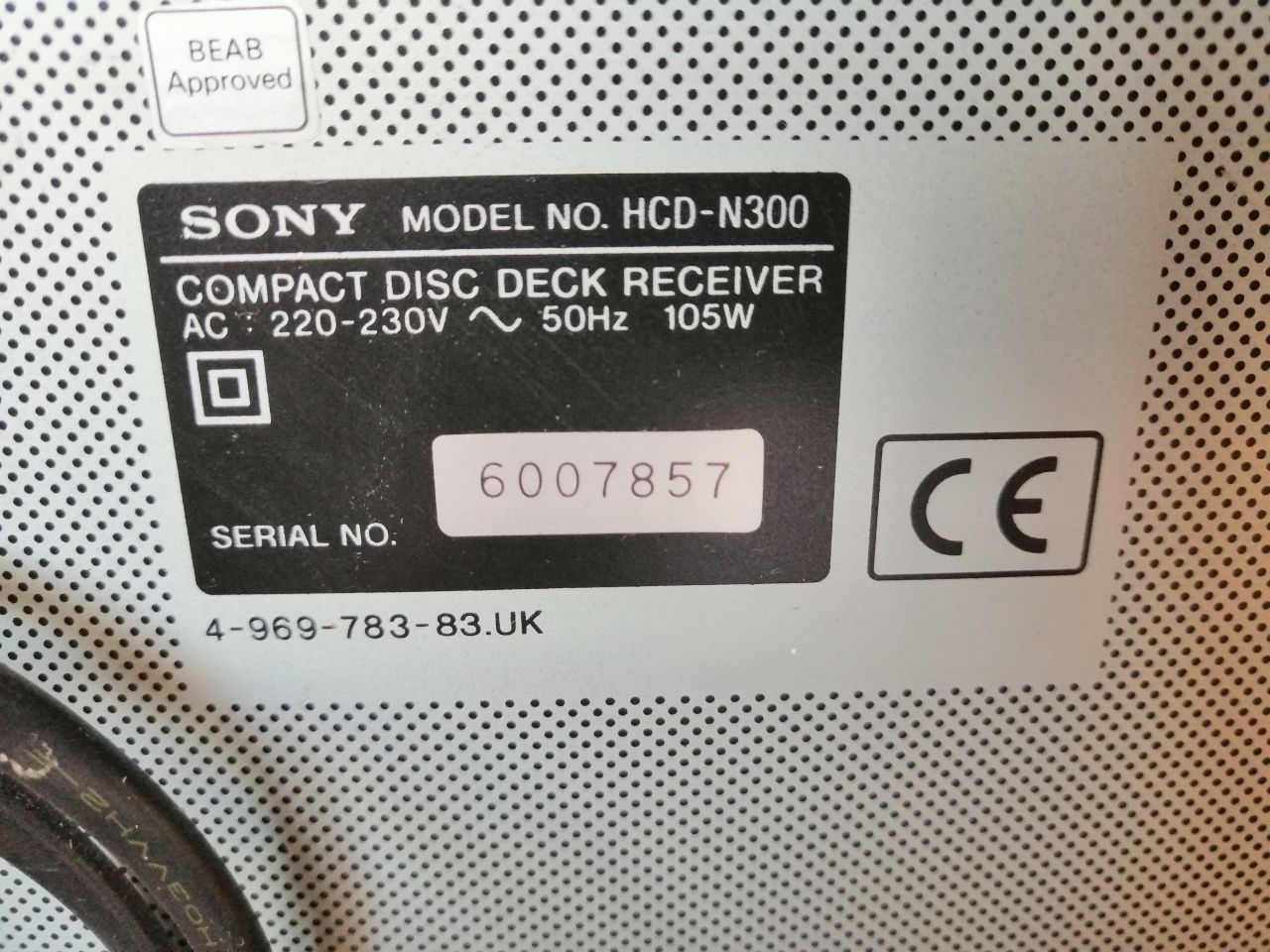 Wieża SONY HCD-N300