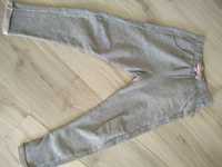 Spodnie szare ze srebrną nitką, 128 roz., PEPCO