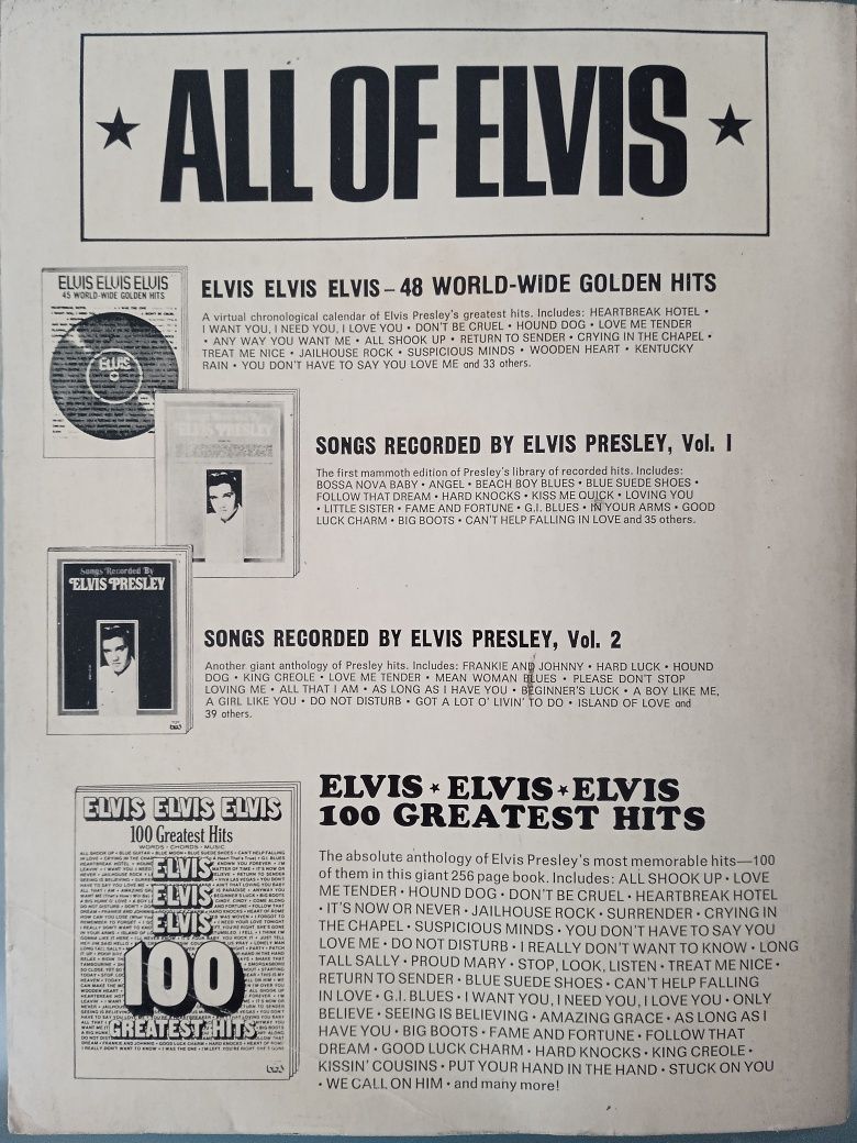 Songs Recorded By Elvis Presley