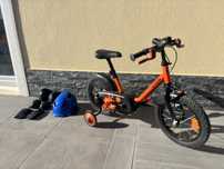 Bicicleta criança + skate e trotinete