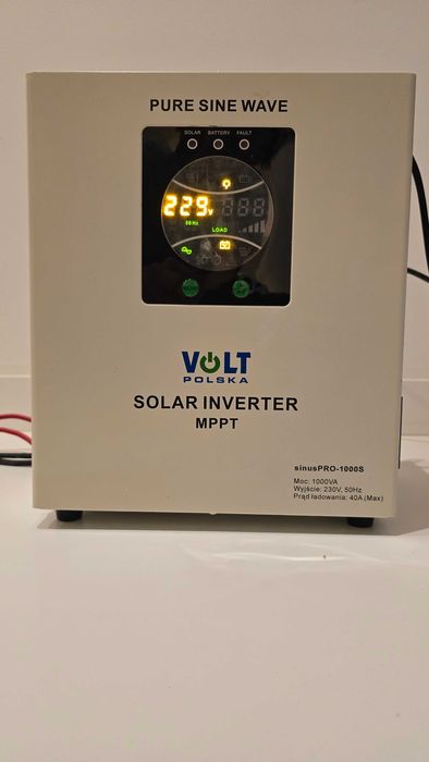 Zestaw zasilania: Volt Sinus Pro 1000S + akumulator GEL VPRO 140Ah