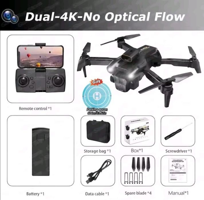 Drone c/camera + Extras