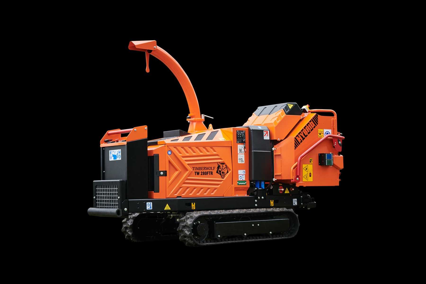 TIMBERWOLF tw 280 FTR–RĘBAK NA GĄSIENICACH Rębak gąsienicy Vtr dies