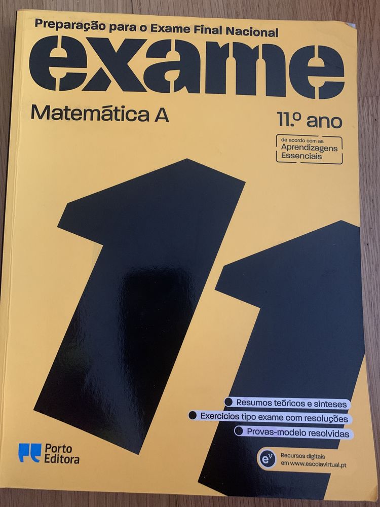 Livro preparação para exame matemática