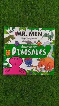 Livro Mr. Men Adventures with dinosaurs