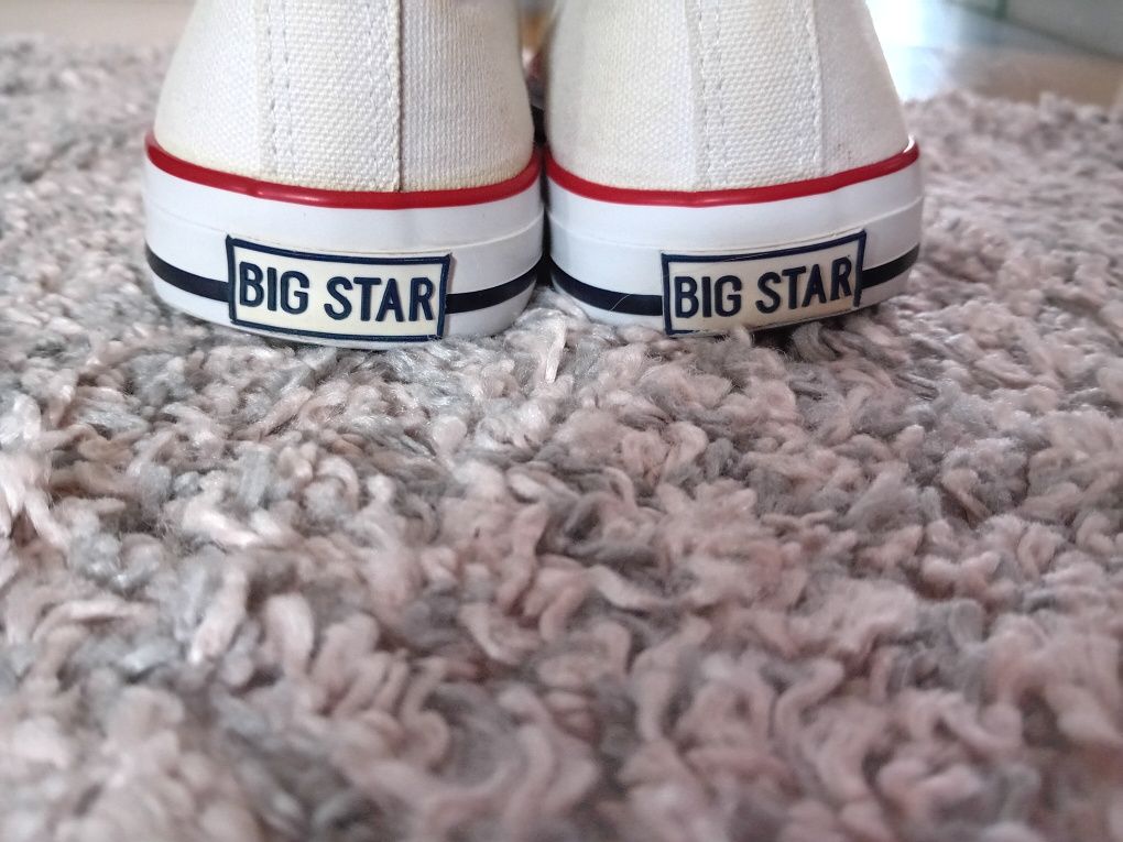 Big Star oryginalne trampki damskie białe