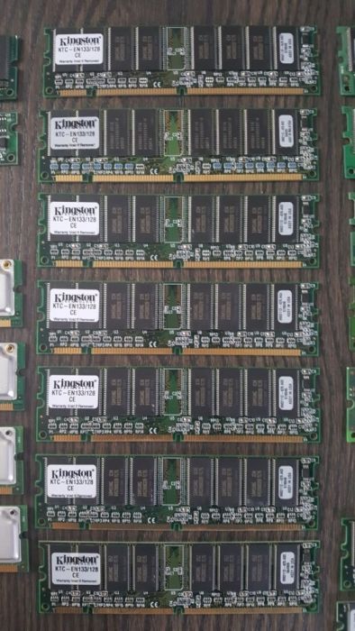 Części komputerowe - ram, karta sieciowa