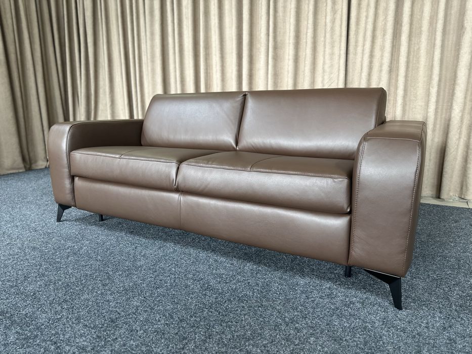НОВИЙ шкіряний ДИВАН-ліжко. Німеччина. Кожаный диван/кровать. Кожа