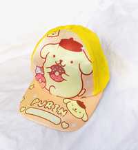 Pompompurin piękna czapka z daszkiem dla dziecka Sanrio Kawaii