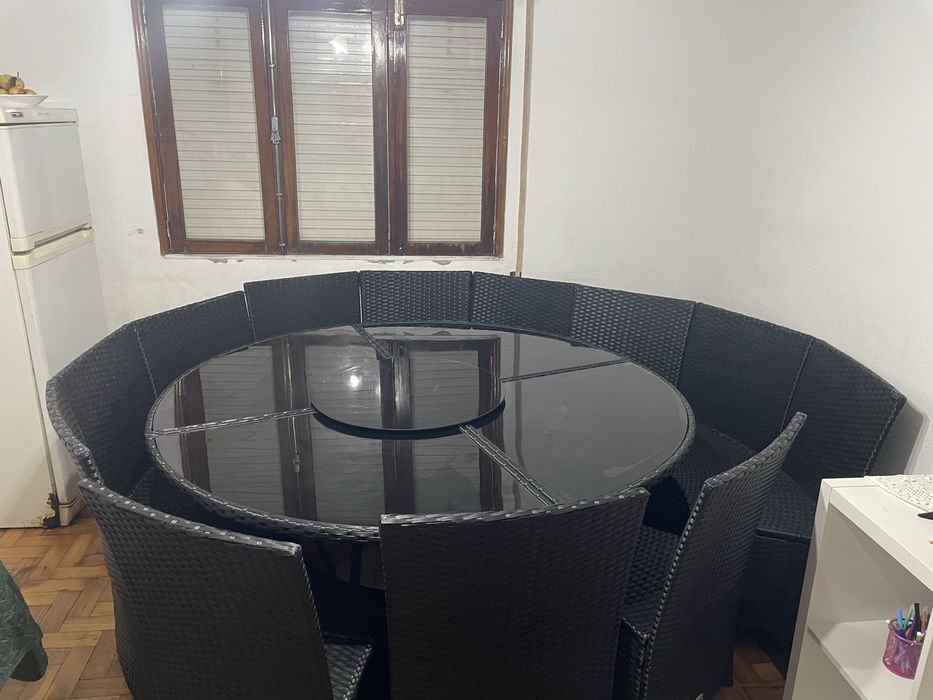 Mesa para jarbim preta