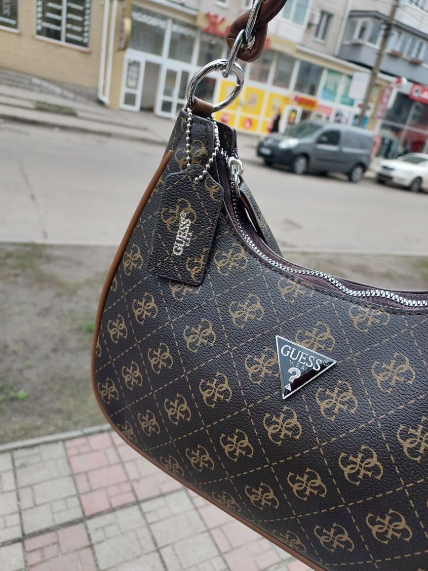 Клатч жіночий   Guess женский сумка женская чорная кроссбоди