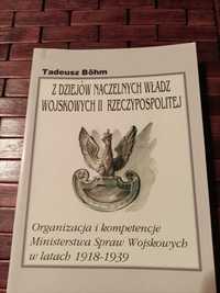 Bohm z dziejów naczelnych władz wojskowych II Rzeczypospolitej