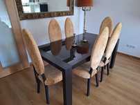 Mesa jantar extensível com 6 cadeiras