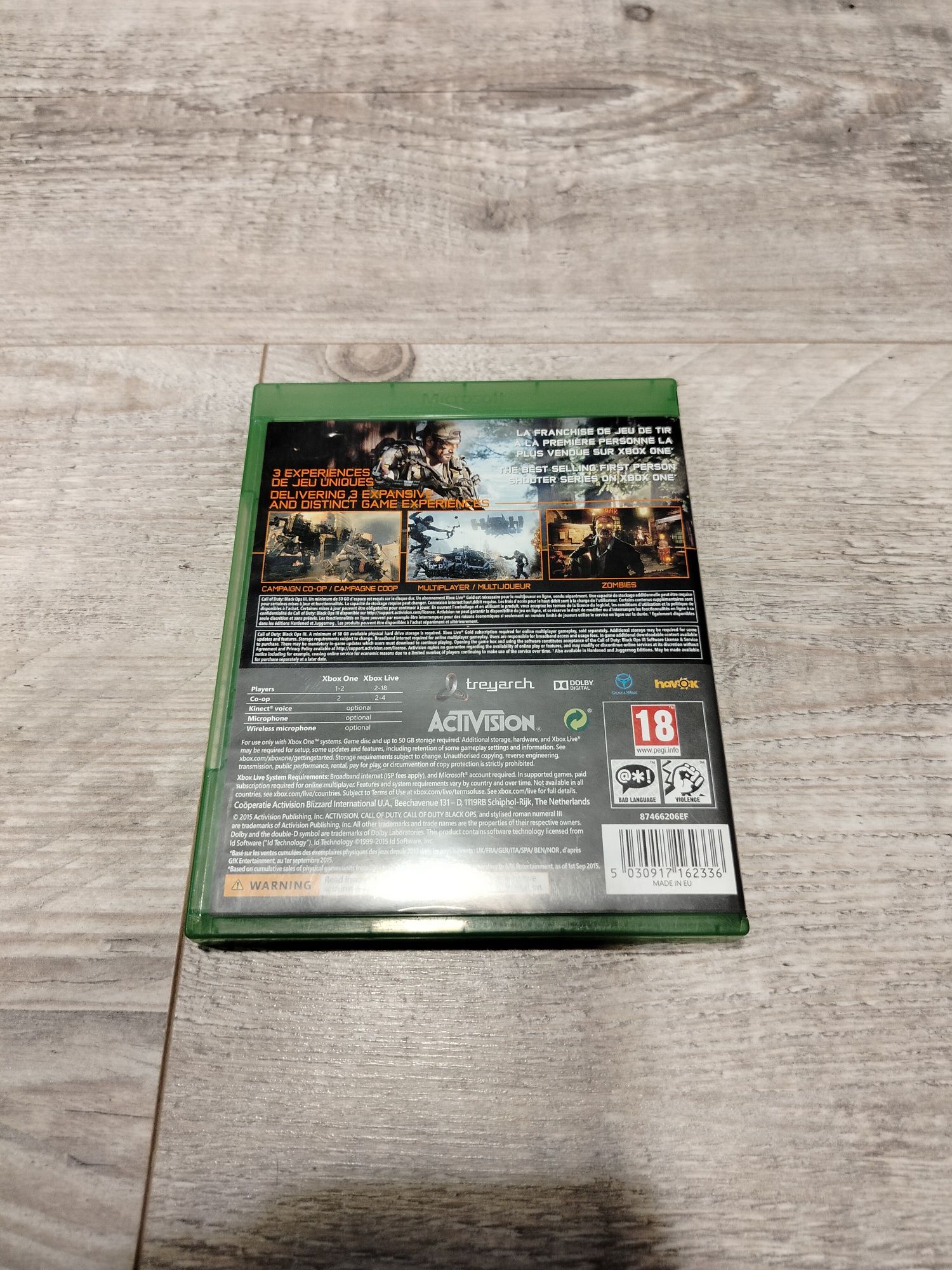 Gra call of duty black ops III Xbox one