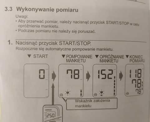 CIŚNIENIOMIERZ Naramienny OMRON M2 wykrywa arytmie