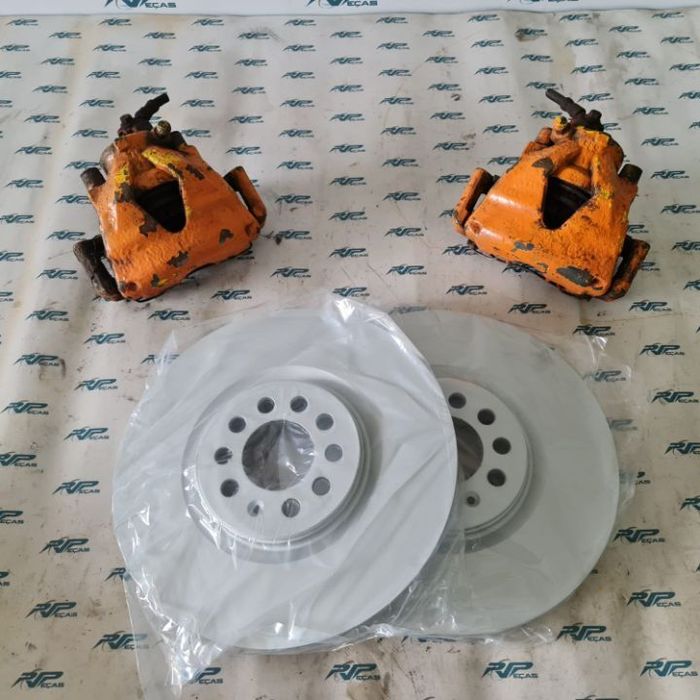 Travagem Grupo VAG 312mm 5x100 - Discos Novos Ferodo