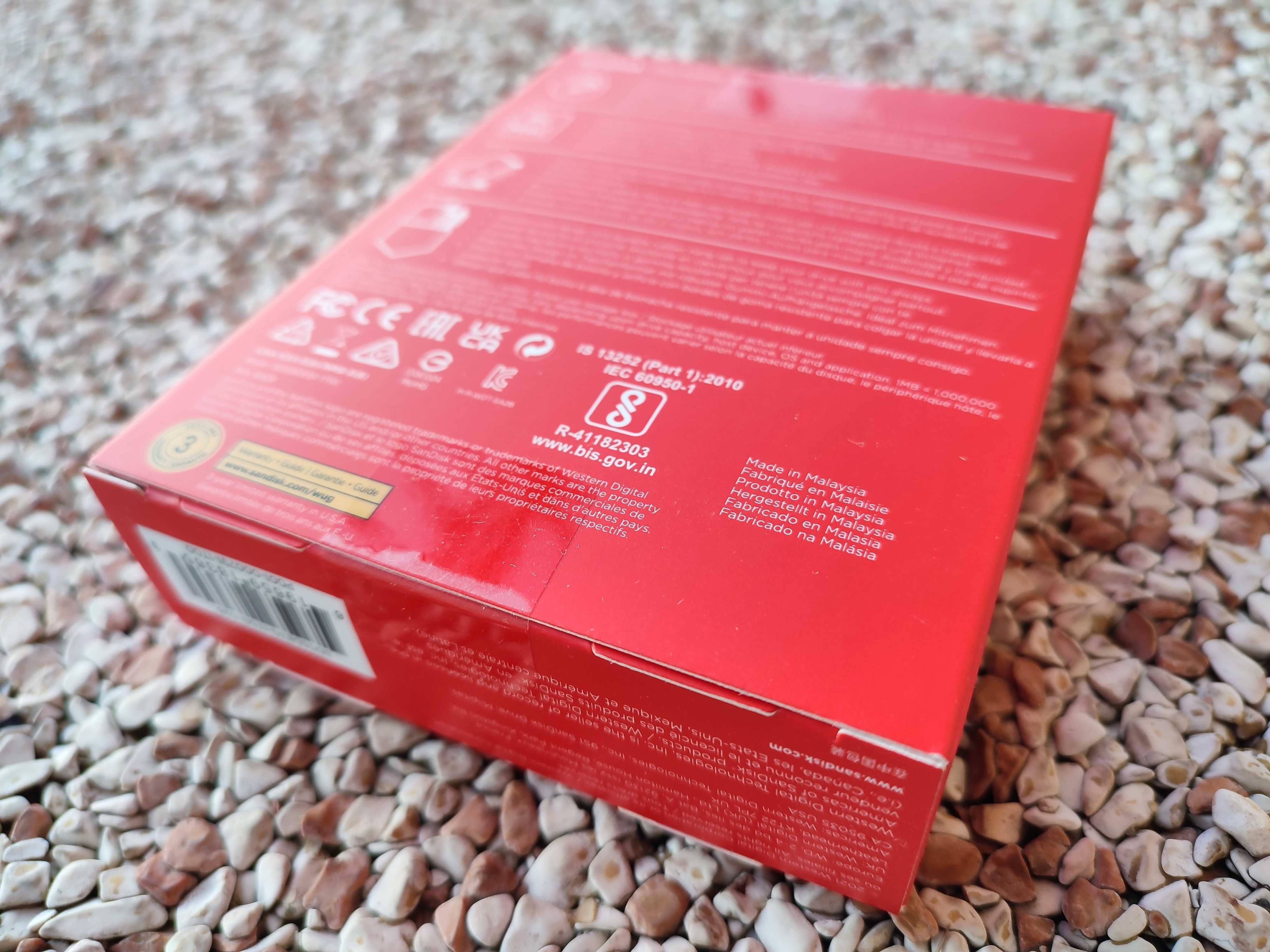 SanDisk Portable SSD 1TB. USB-C 3.2 gen2. Nowy, przenośny dysk SSD.
